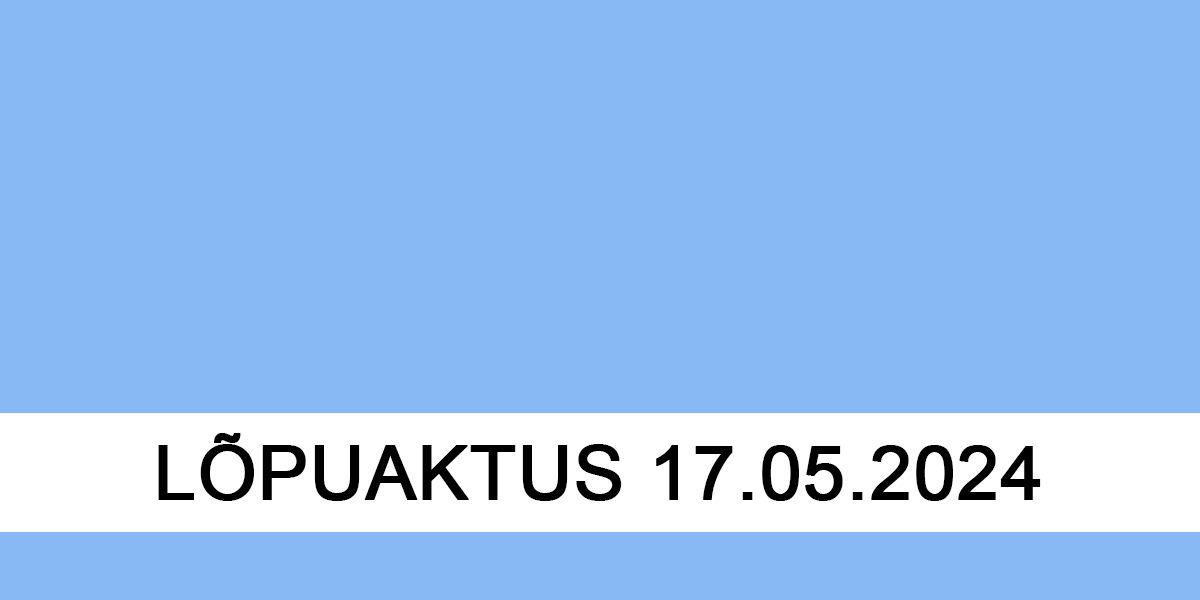 Lõpuaktus 17.05.2024